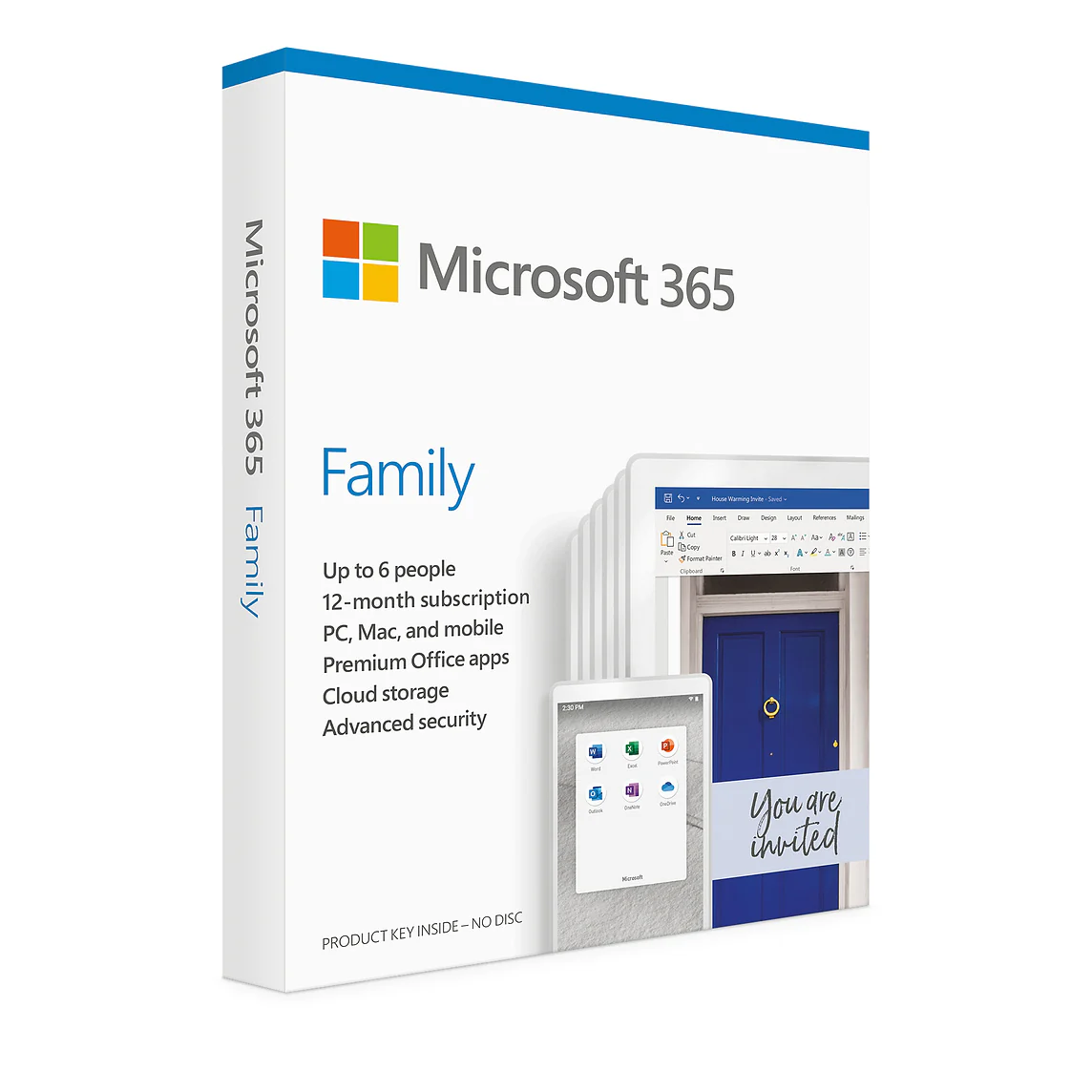 Microsoft 365 Family for 6 Users (1 Year) - Download - Image 1